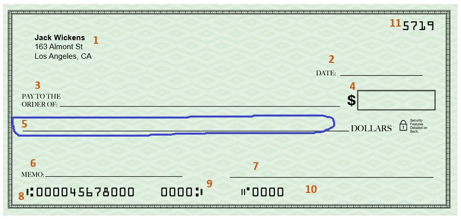 how to write a check - part 4,5