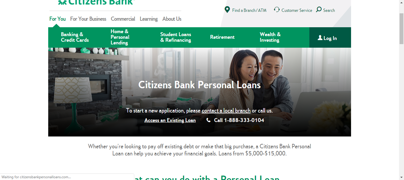 Citizen Personal Loan
