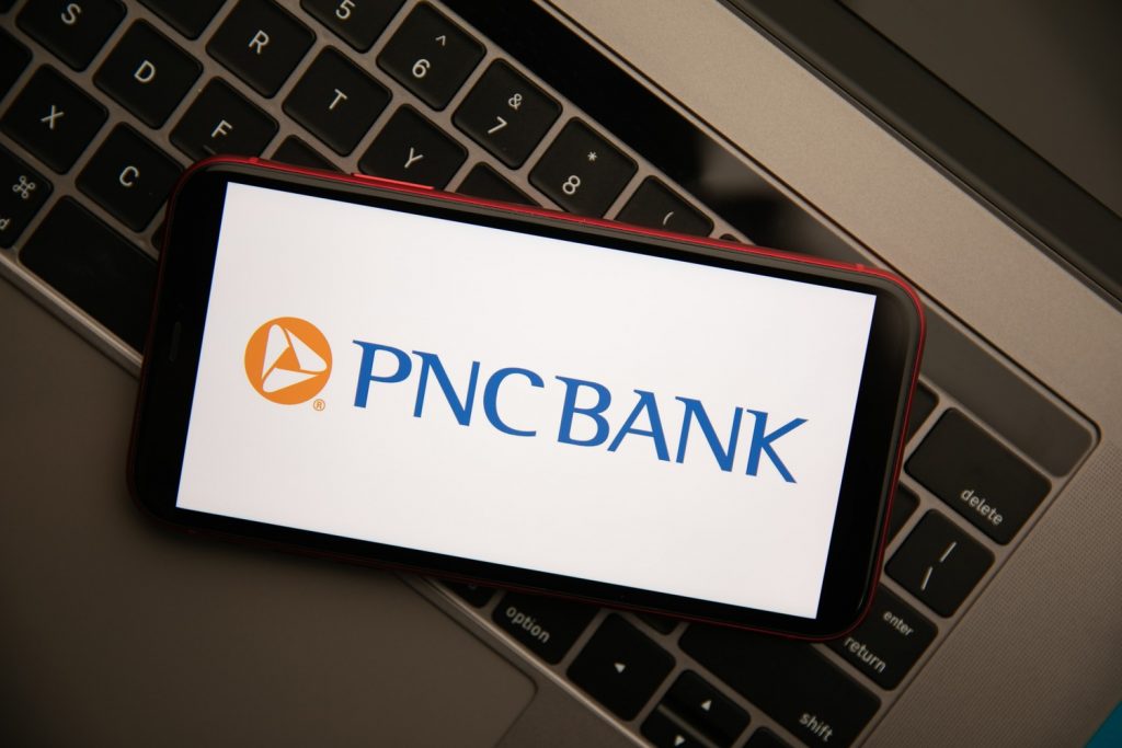 PNC Bank logo on iPhone display (1)