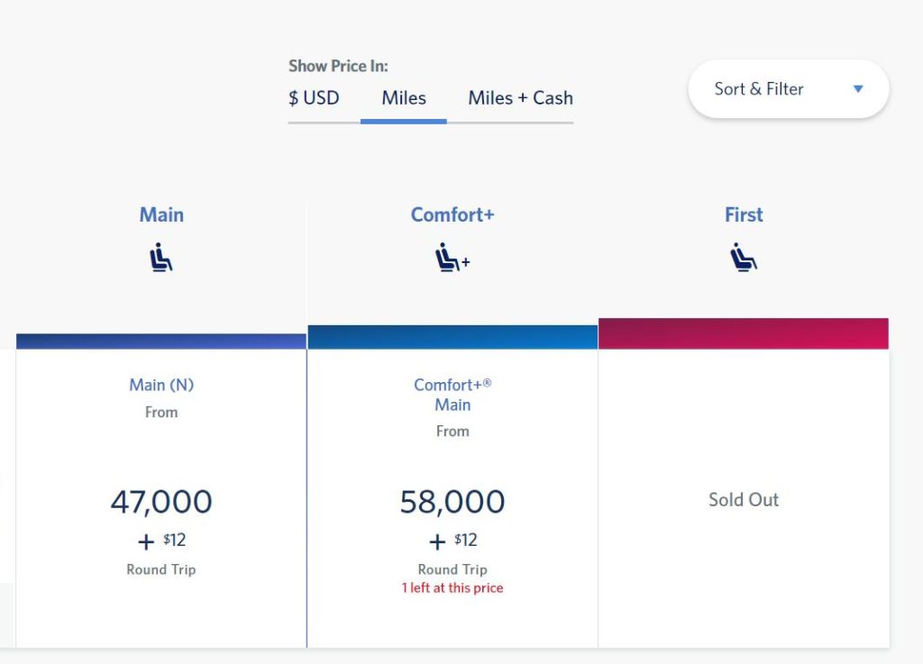 Delta redeem miles for flight