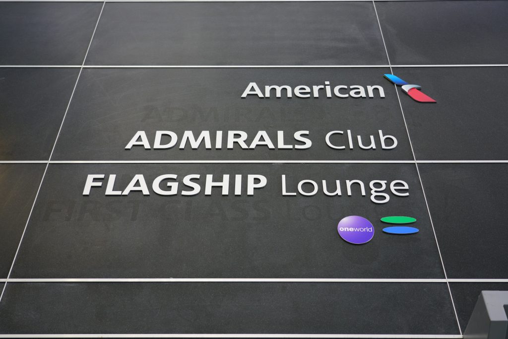 New American Airlines flagship lounge at JFK international airport