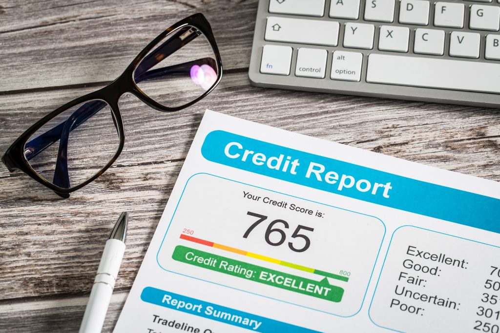 excellent credit score for personal loan application