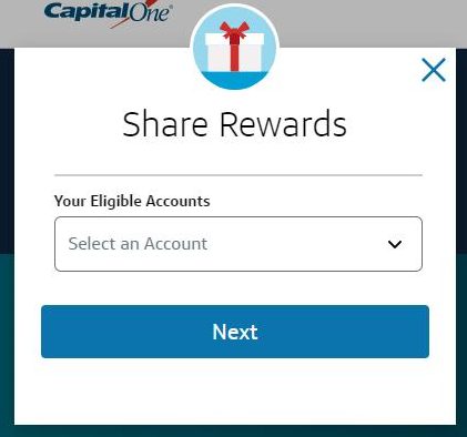 transfer Capital One miles to another account