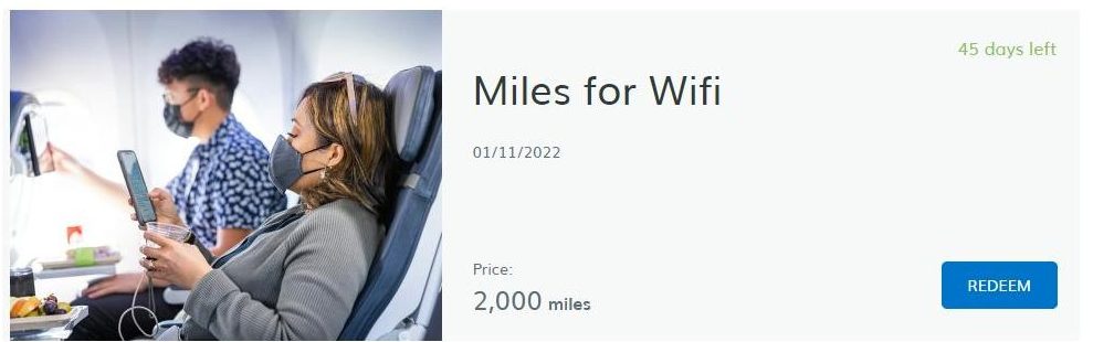 Alaska redeem miles for hotels and wi fi