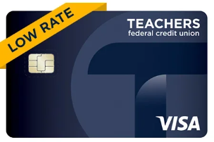 Teachers FCU Visa Low Rate Credit Card
