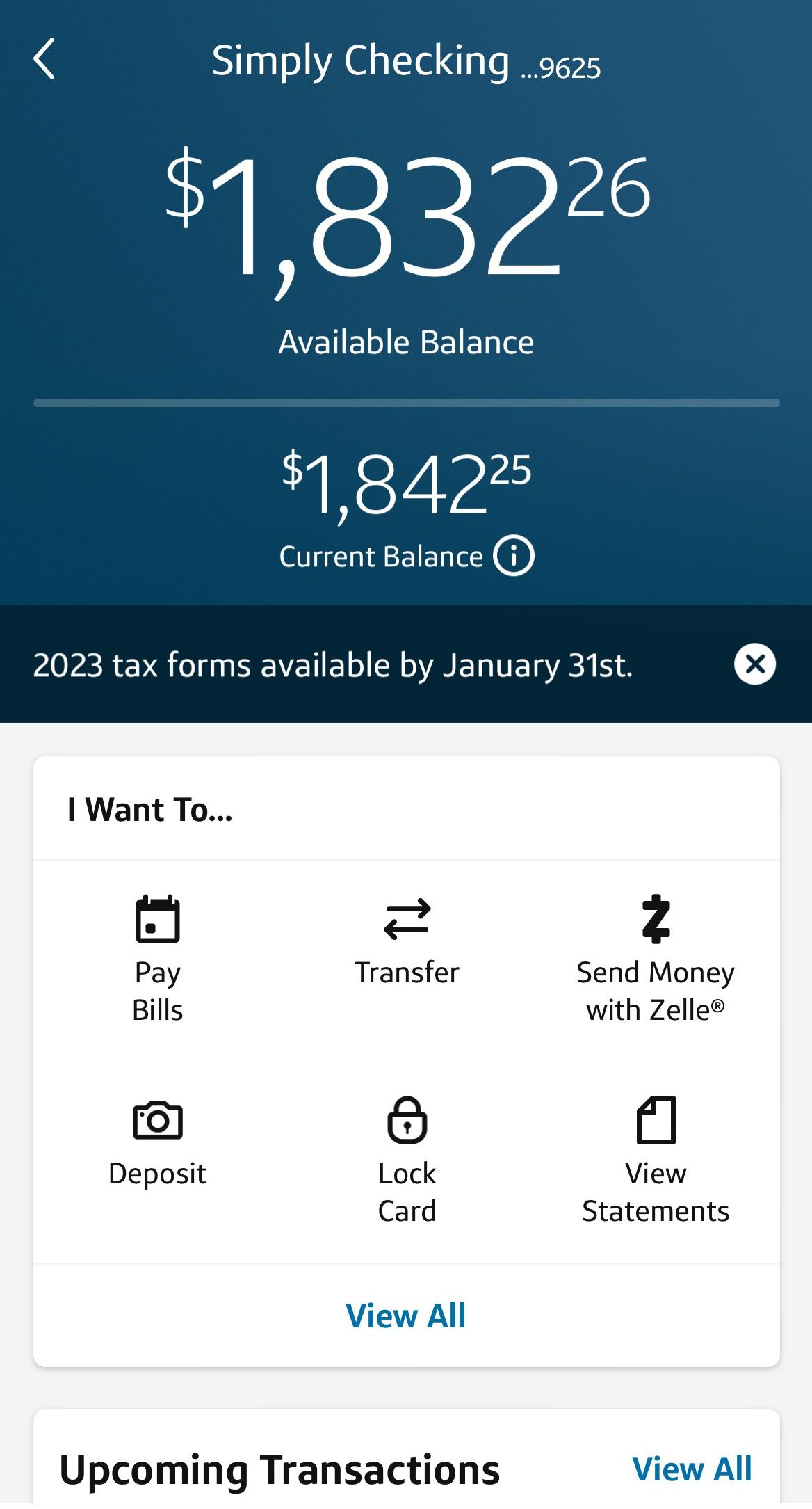 Capital One app overview