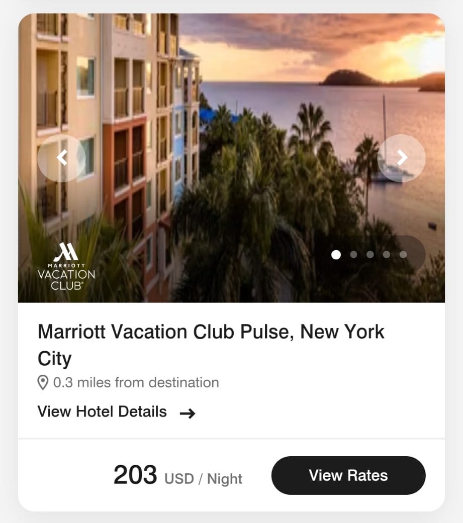 Redeem Marriot points for hotel stay