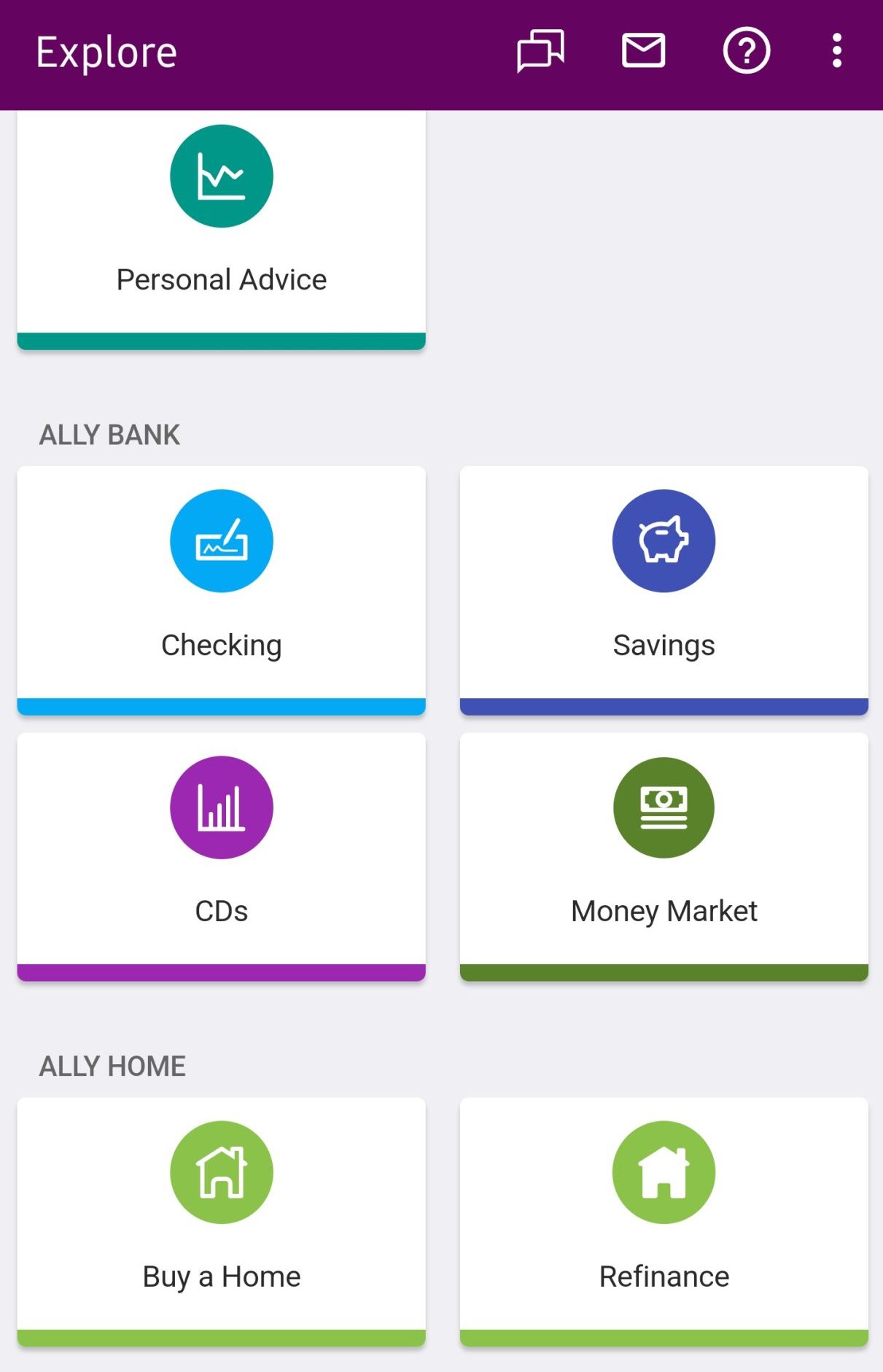 Explore Ally Bank banking options