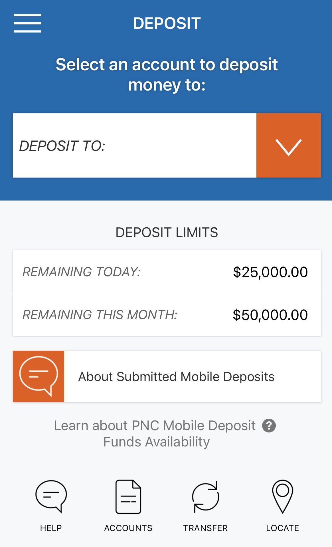 PNC Virtual Wallet Deposit Check