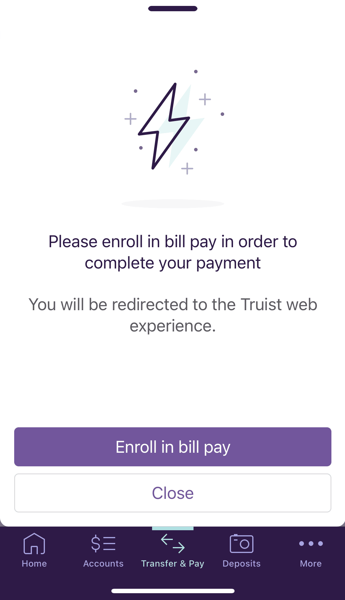 Truist Bill Pay Enrollment