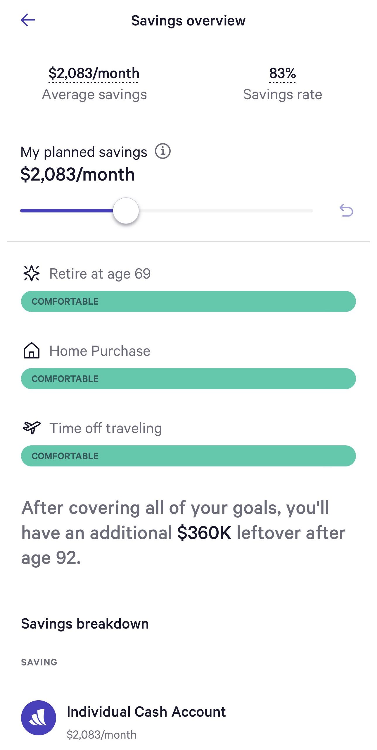 Wealthfront savings overview