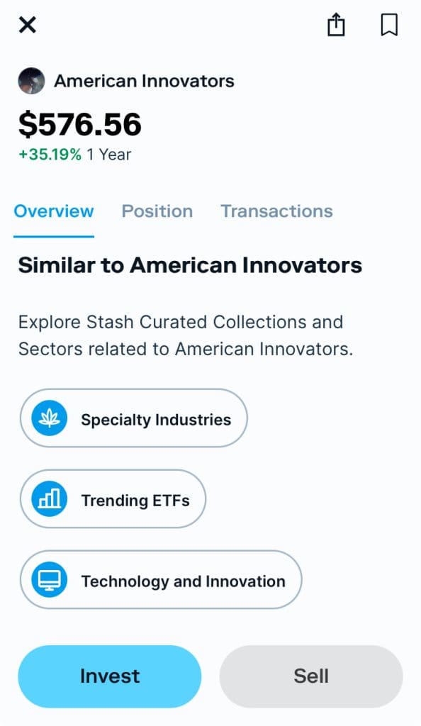 explore Etf sectors on Stash