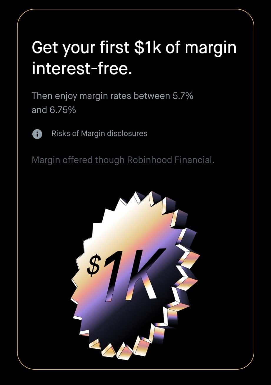 robinhood gold margin interest benefit