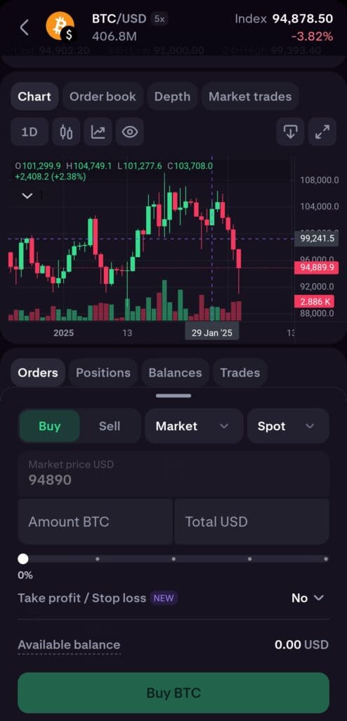 Trade Bitcoin, Kraken Pro