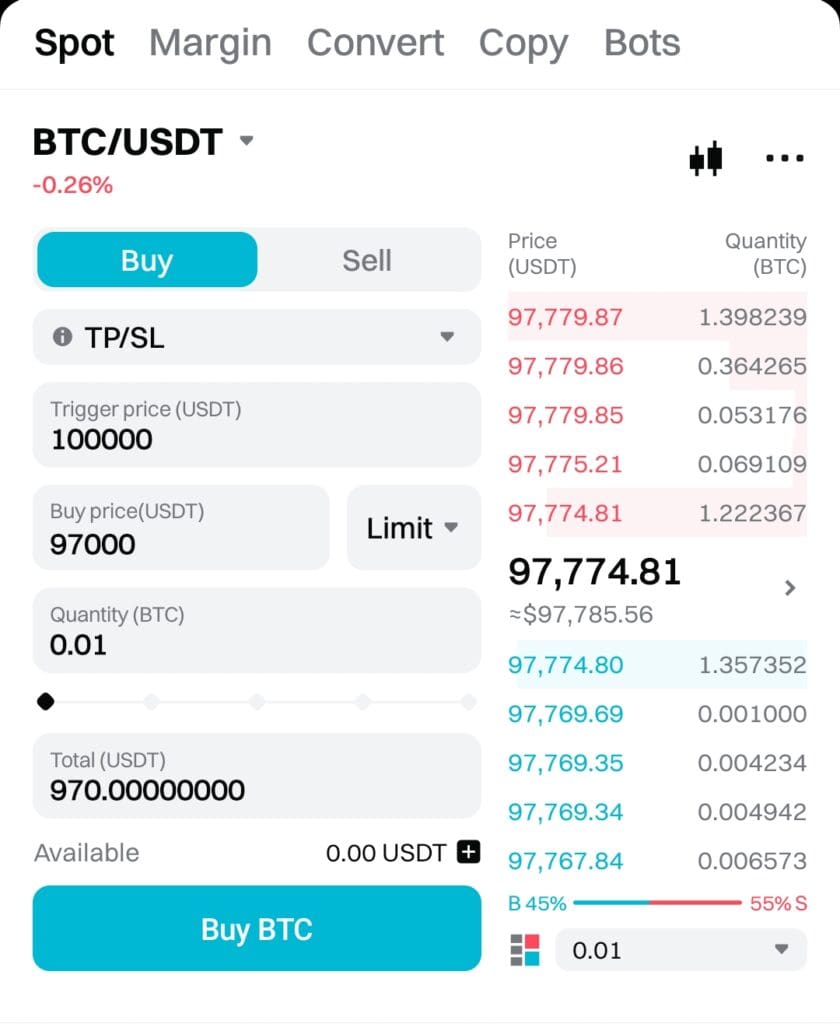 trade crypto, Bitget