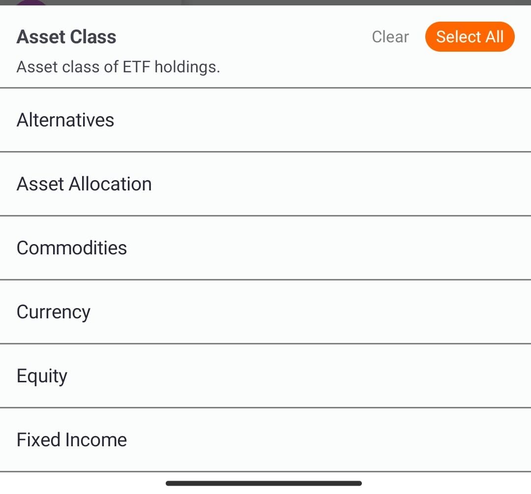Filter by asset class, ETF screener TipRanks