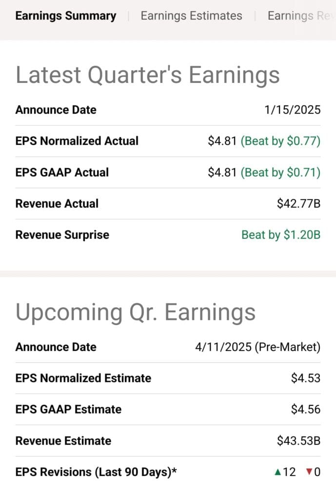 see company earnings summary, Seeking Alpha Pro