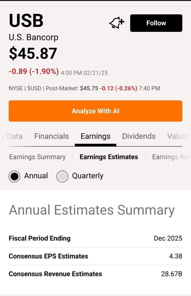 stock earnings data, Seeking Alpha