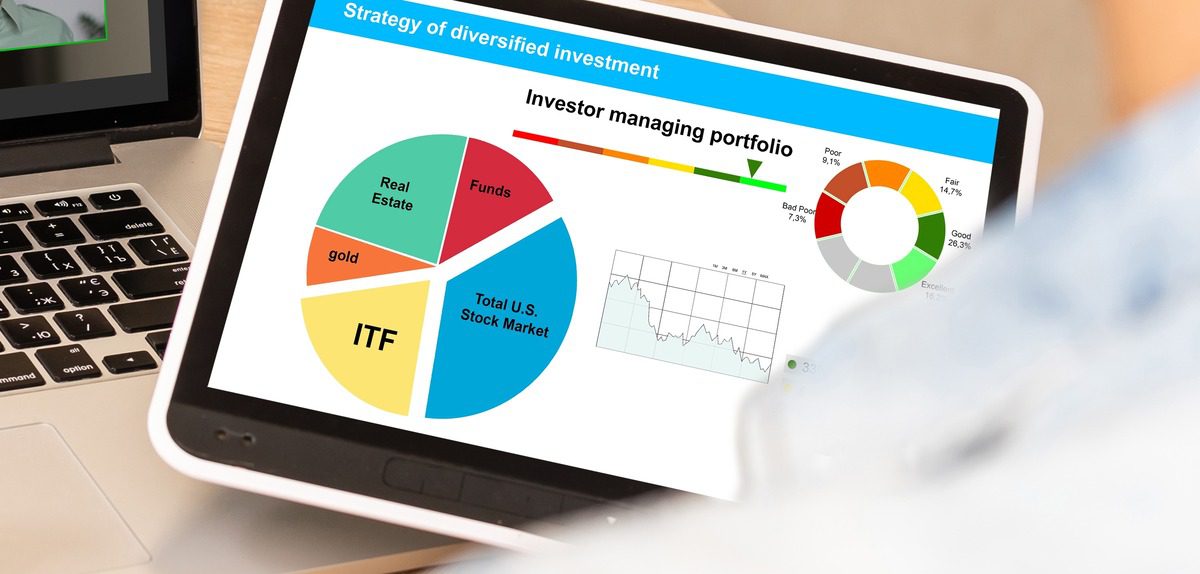 Investor managing portfolio